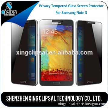180 degree 0.33mm 2.5D Privacy Anti-Spy Tempered Glass Screen Protector Shield for Samsung note 3